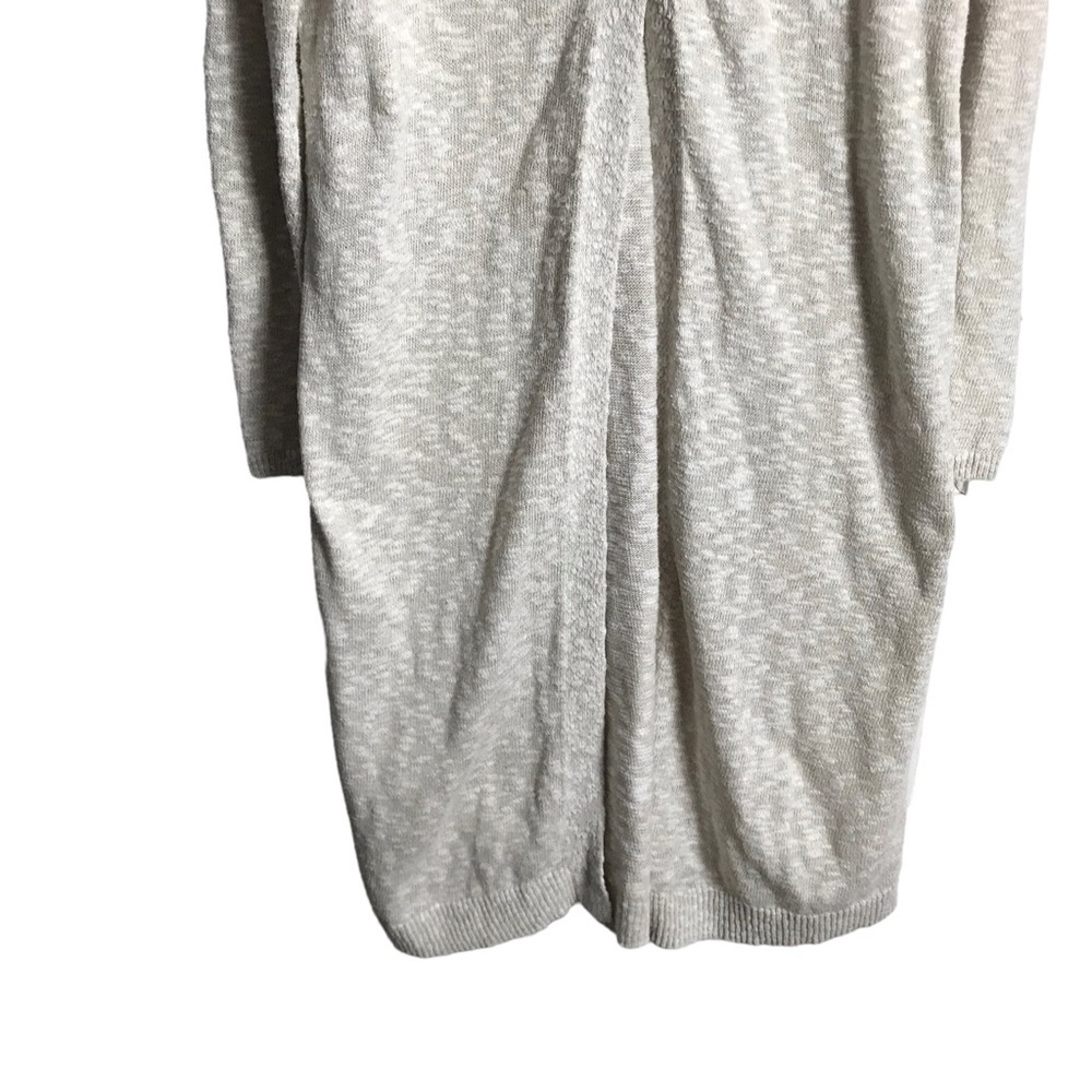 J Jill Pure Jill XS Lightweight One Button Closure Long Line Cardigan‎ Oatmeal - Picture 5 of 11
